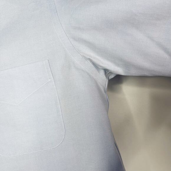 Brooks Brothers Set of 2 15.5 Neck 33 Sleeve Blue Supima Cotton Button Down - Picture 8 of 14